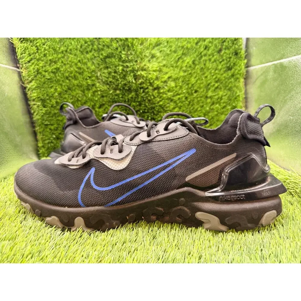 Nike React Vision DM9460-001 Athletic Sneaker Mens 14 Black Synthetic Gym Sports
